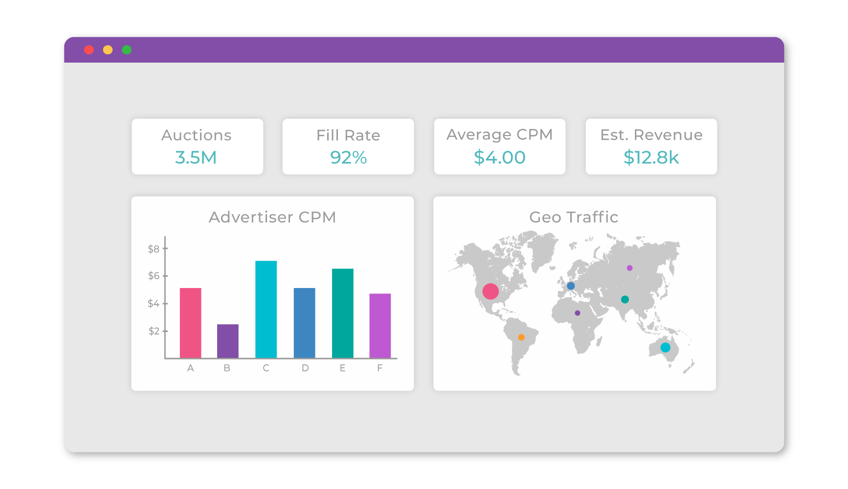 Analytics and Management Dashboard illustration